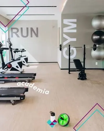 2-bedroom apartment in a building with a gym — photo 11