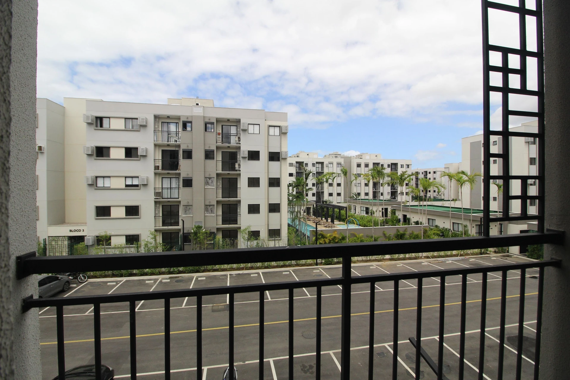 Rental apartment with balcony, 2 bedrooms and 1 bathroom