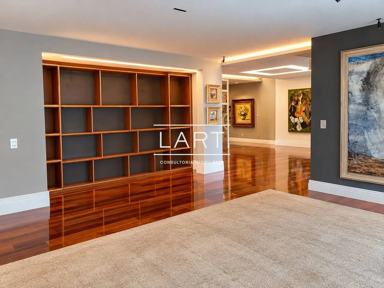 Furnished apartment, 250 m², with floor-to-ceiling windows — photo 11
