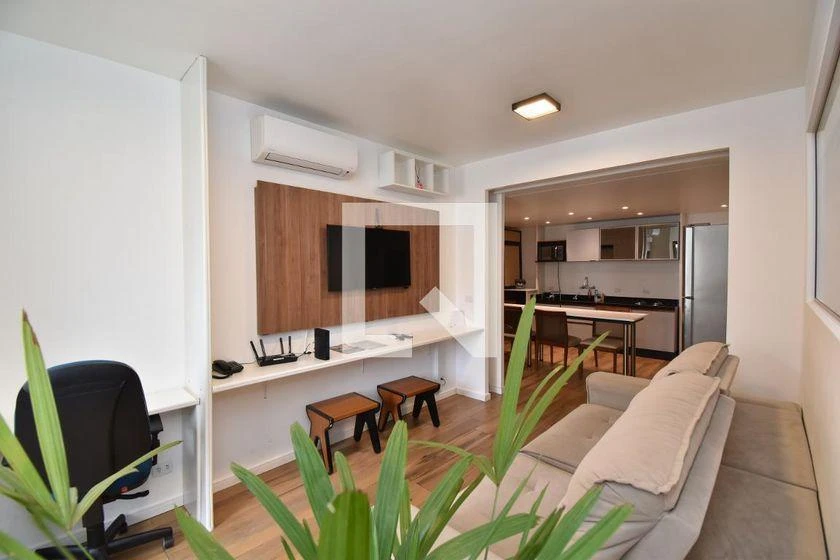 Apartamento de 67 m² no 10º andar, 1 quarto e cozinha integrada — photo 2