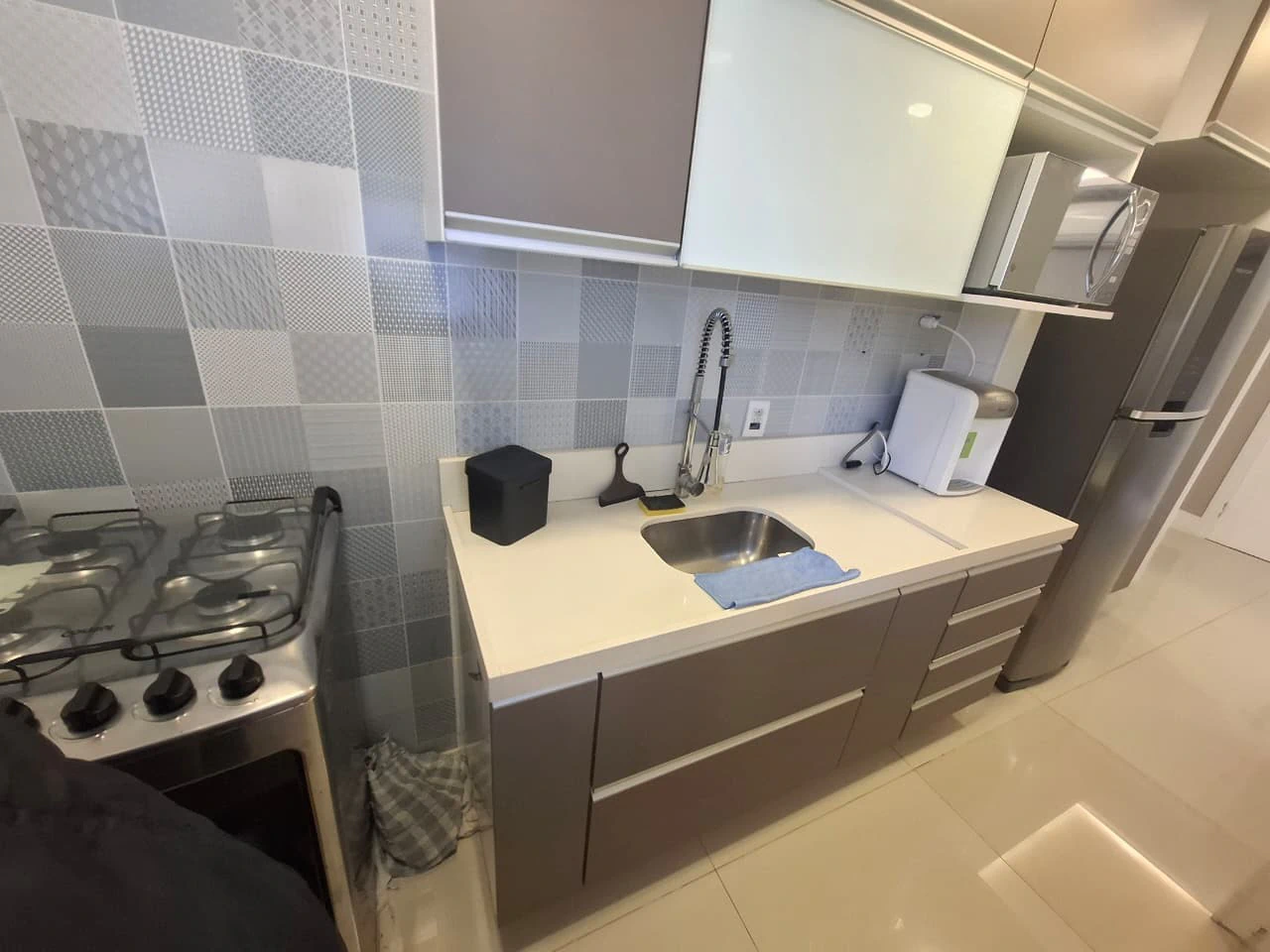 Furnished 35 m² apartment with balcony and 1 bedroom — photo 9