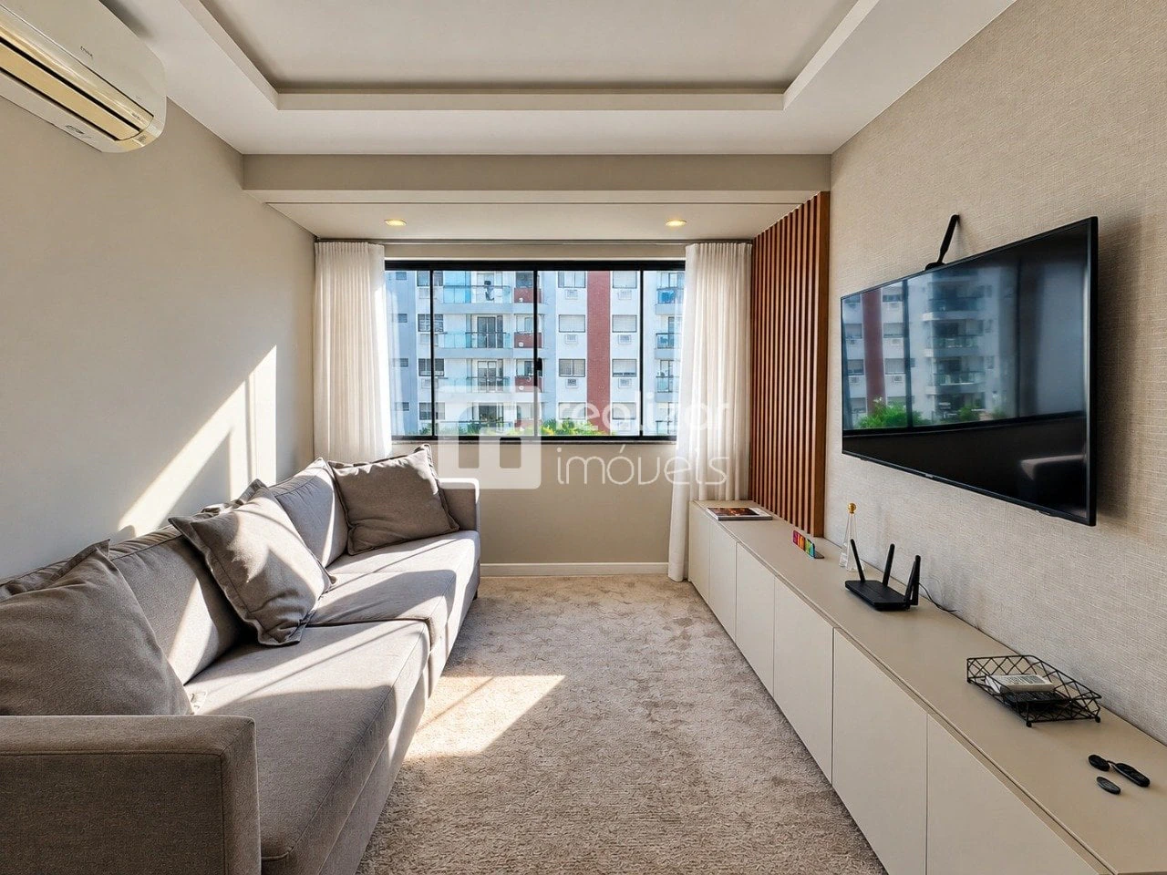 Furnished apartment, 100 m², with a washing machine