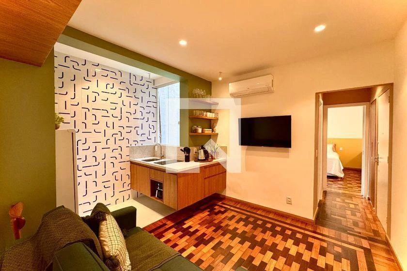 Furnished 1-bedroom apartment with 35 m², no parking