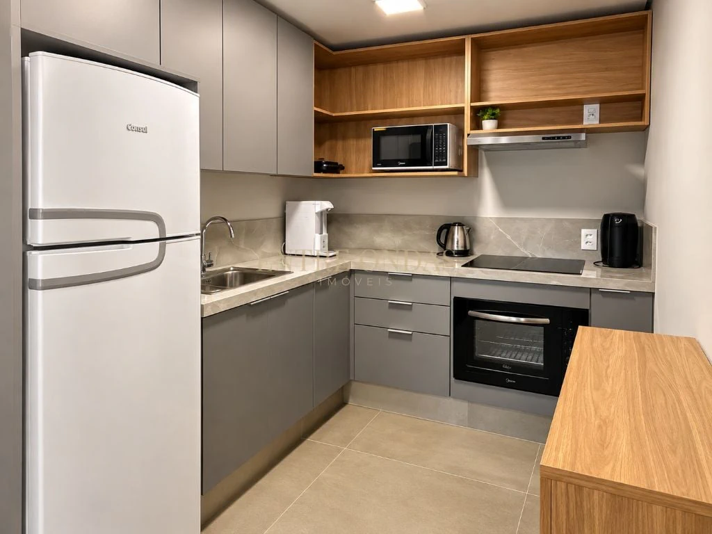 Furnished studio, 45 m², with a washing machine — photo 2