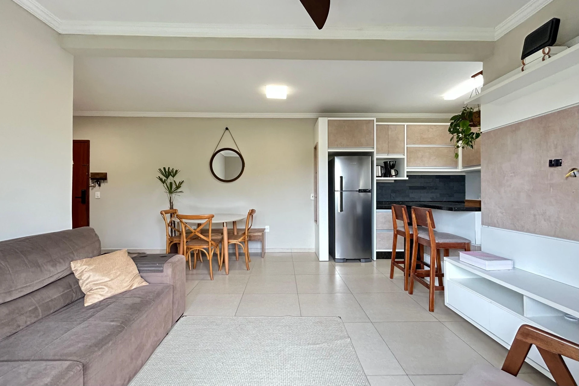 Lavadora y 3 dormitorios: departamento de 80 m²