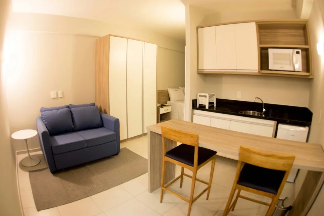 Furnished apartment, 20 m², with a washing machine — photo 3