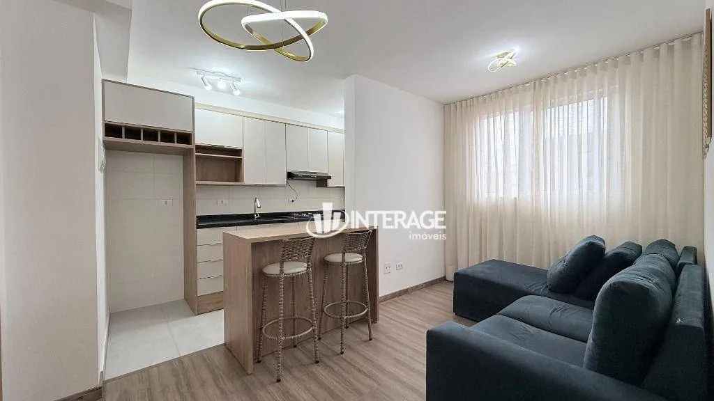 Apartamento de 60 m² com 2 quartos e cozinha em conceito aberto — photo 2