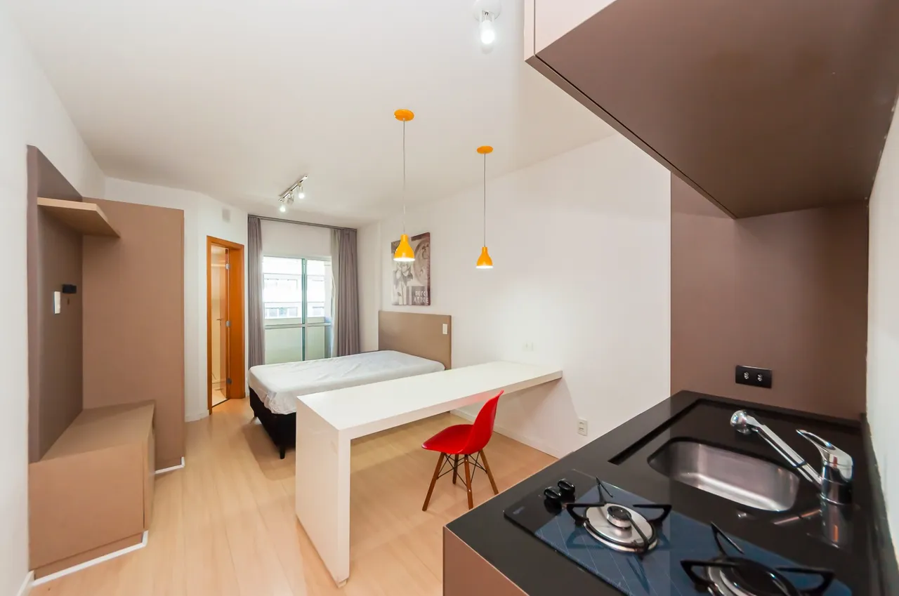 Furnished apartment with an open-plan kitchen and 1 parking spot — photo 4