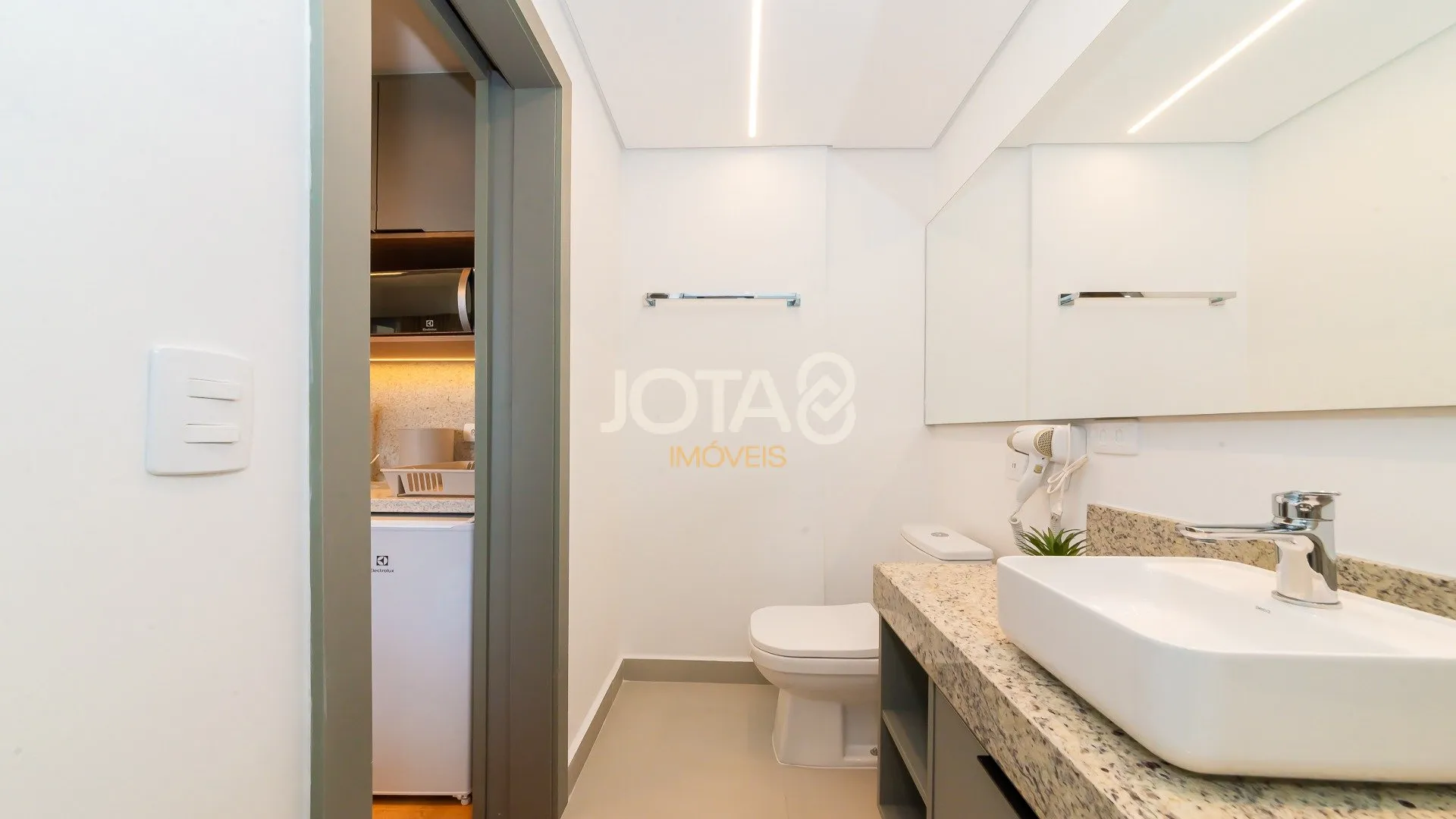 Furnished apartment, 25 m², with a washing machine — photo 29