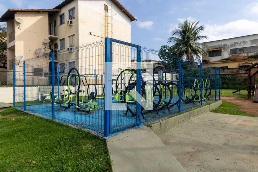 2-bedroom apartment in a building with a gym