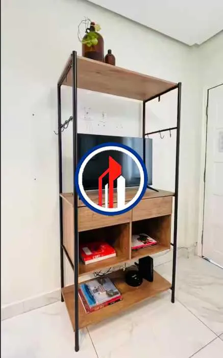 Home office in a one-bedroom apartment, 38 m² — photo 23