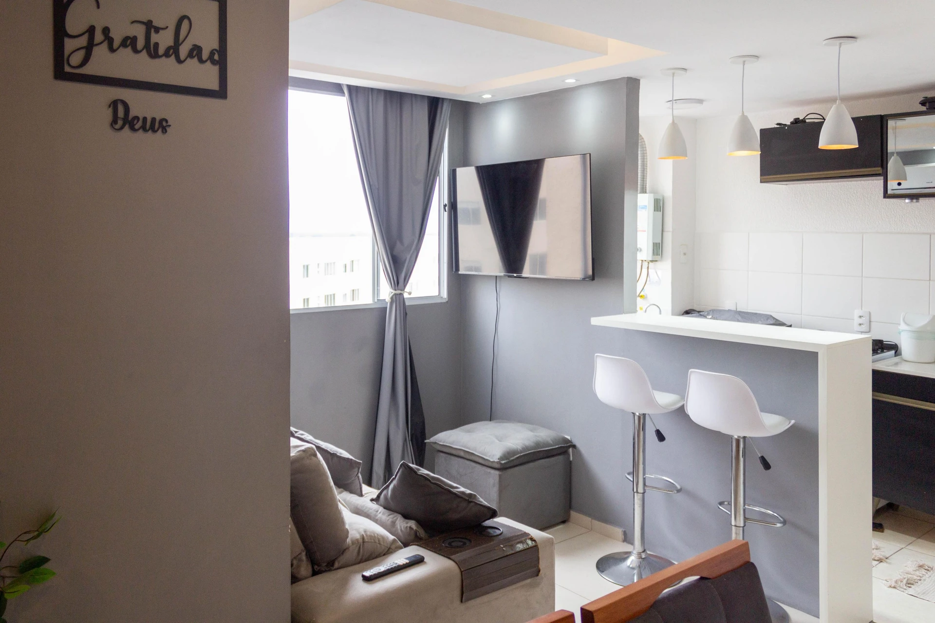 42 m² apartment with a home office and a washing machine — photo 12