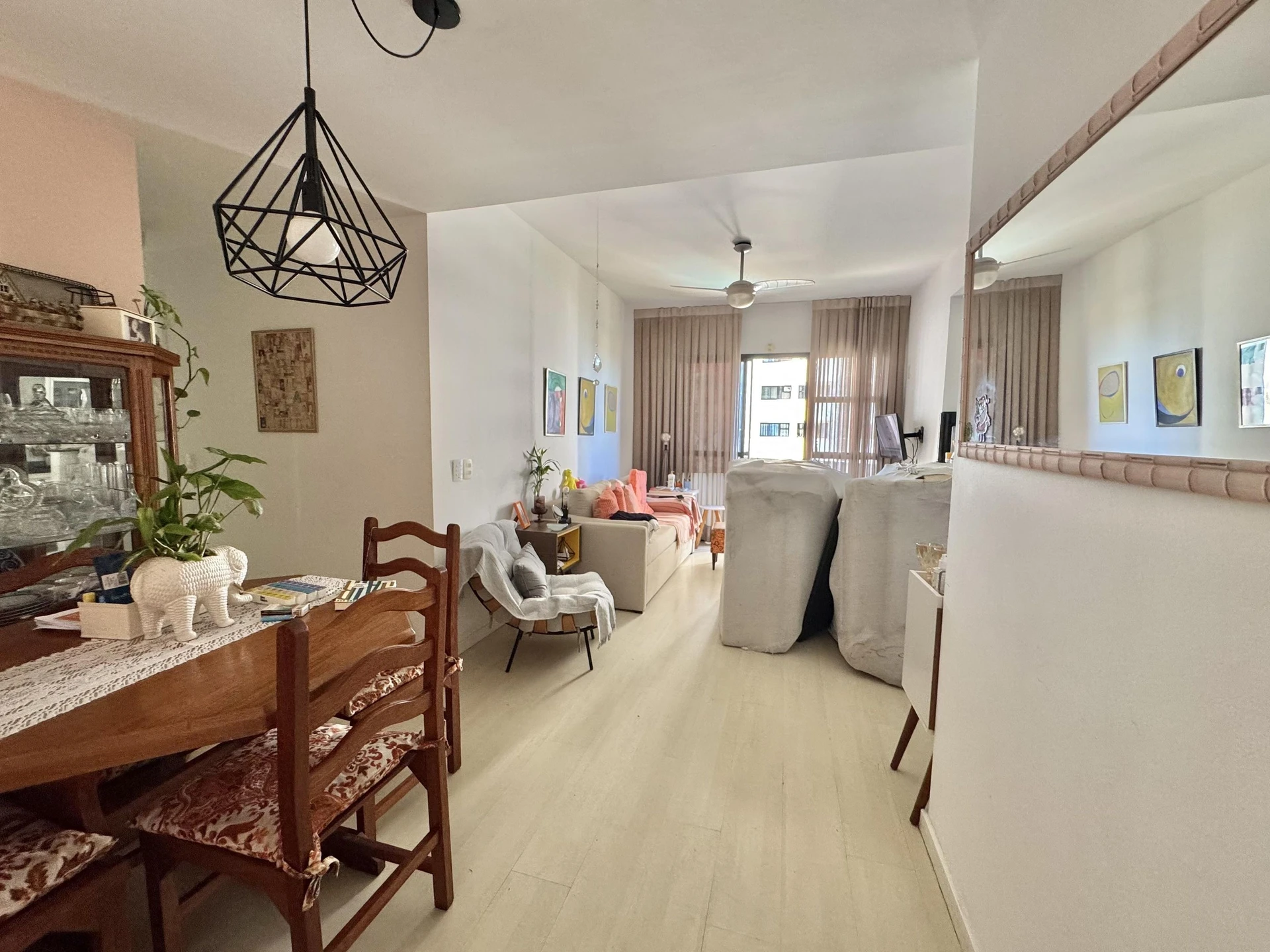 Glass-enclosed balcony in a 2-bedroom apartment, 72 m² — photo 12
