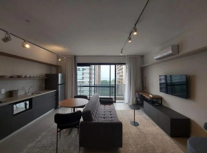 Apartamento de 1 quarto com cozinha integrada e 1 vaga — photo 8