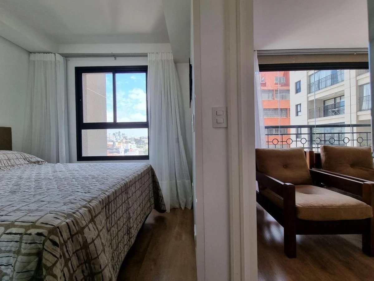 One-bedroom apartment with a dryer in Curitiba — photo 3