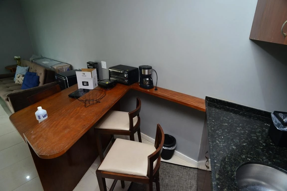 Apartamento mobiliado de 1 quarto com varanda e 1 vaga — photo 21