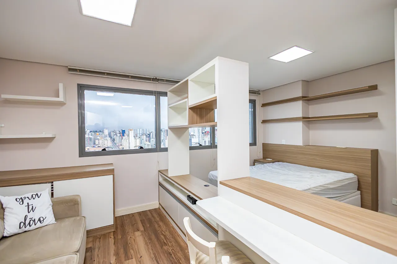 46 m² furnished studio with parking and suite — photo 3