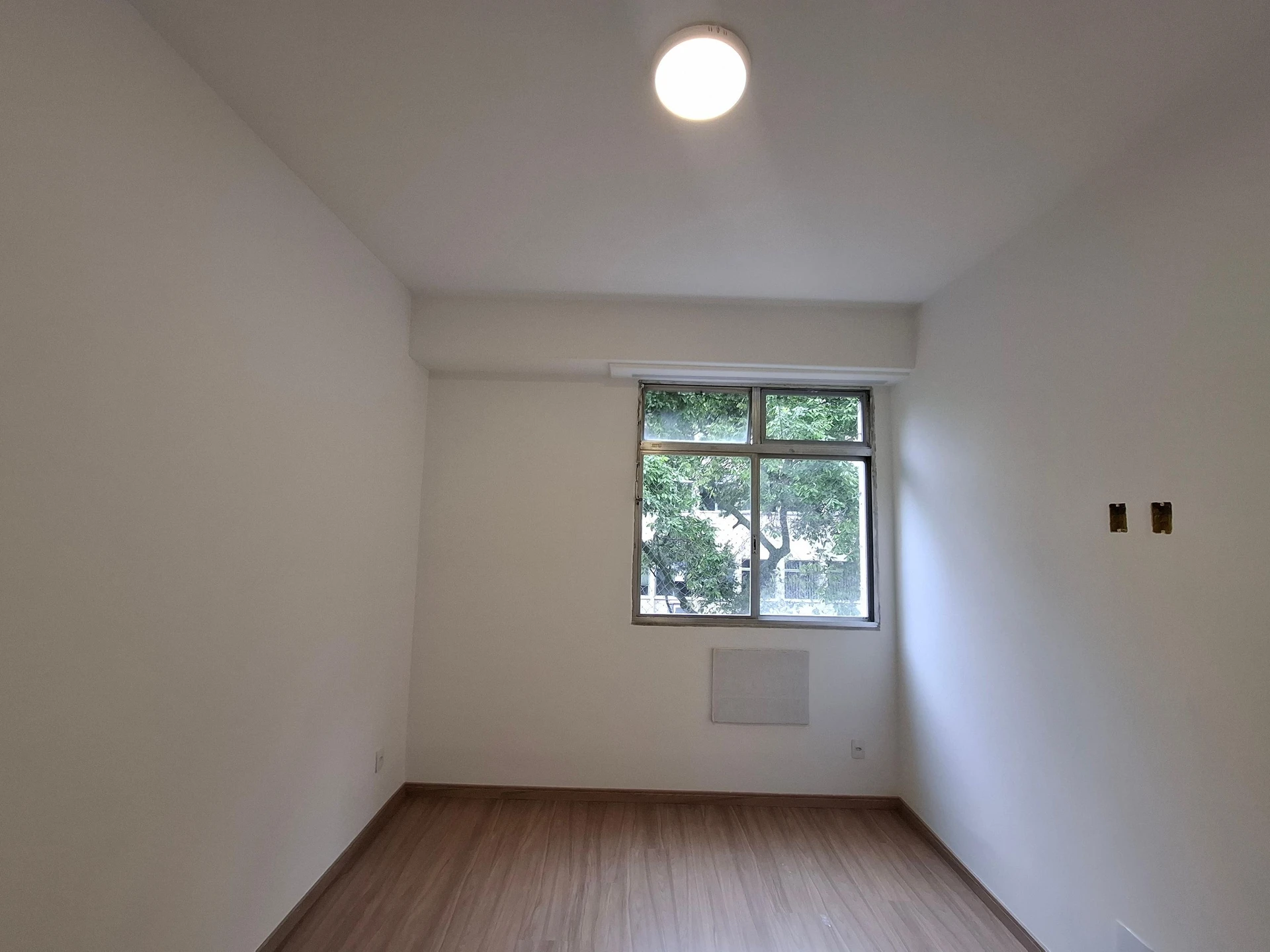 One-bedroom apartment with wood or laminate floors — photo 15