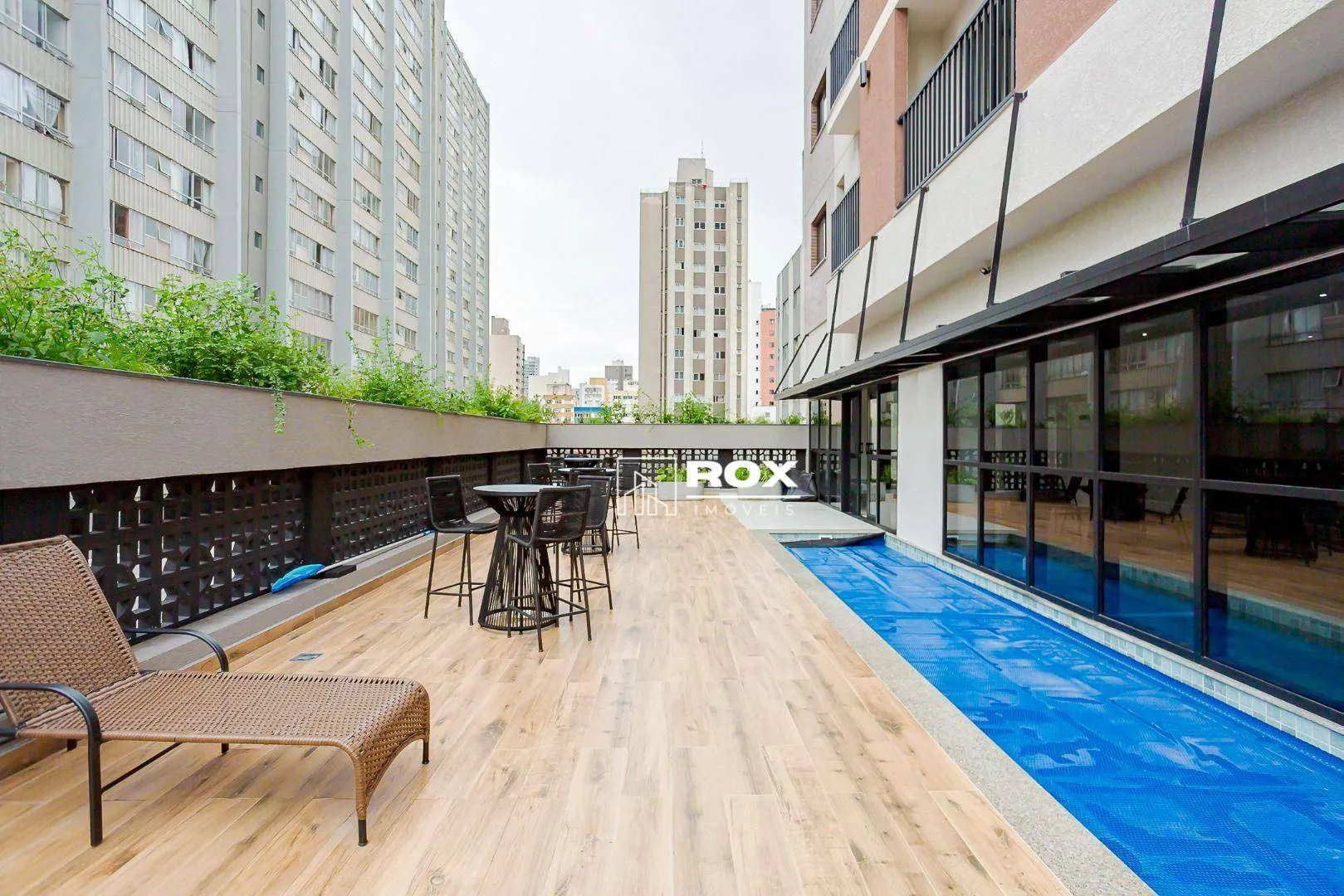 Меблированное студио 31 м² с балконом и собственным BBQ — photo 44