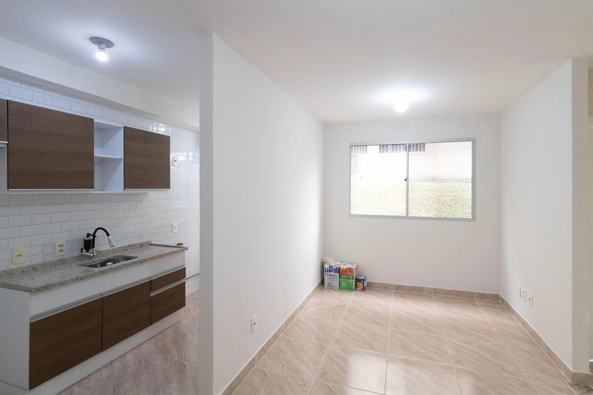 2 quartos e varanda gourmet: apartamento de 45 m²