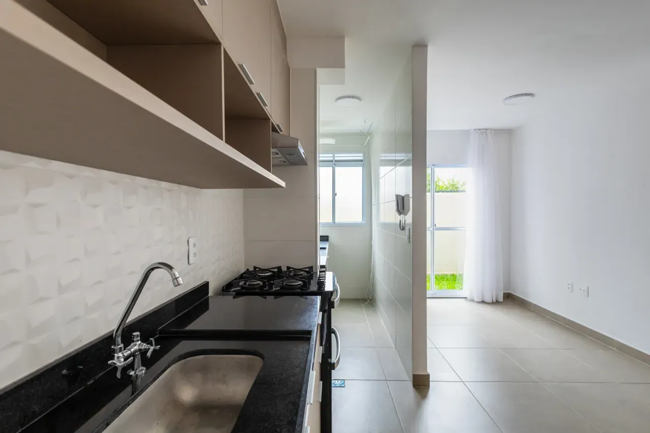 2-bedroom apartment with a washing machine in Curitiba — photo 7