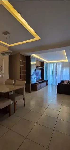 Apartamento mobiliado com 3 quartos e 2 vagas