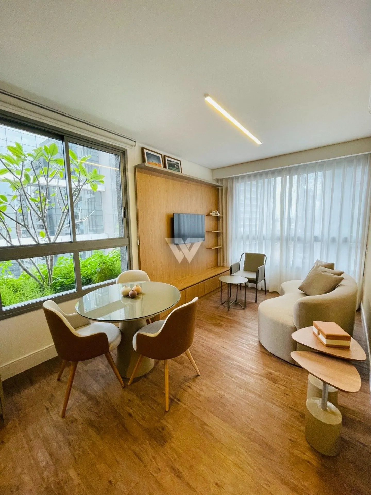 Furnished apartment, 49 m², with a washing machine