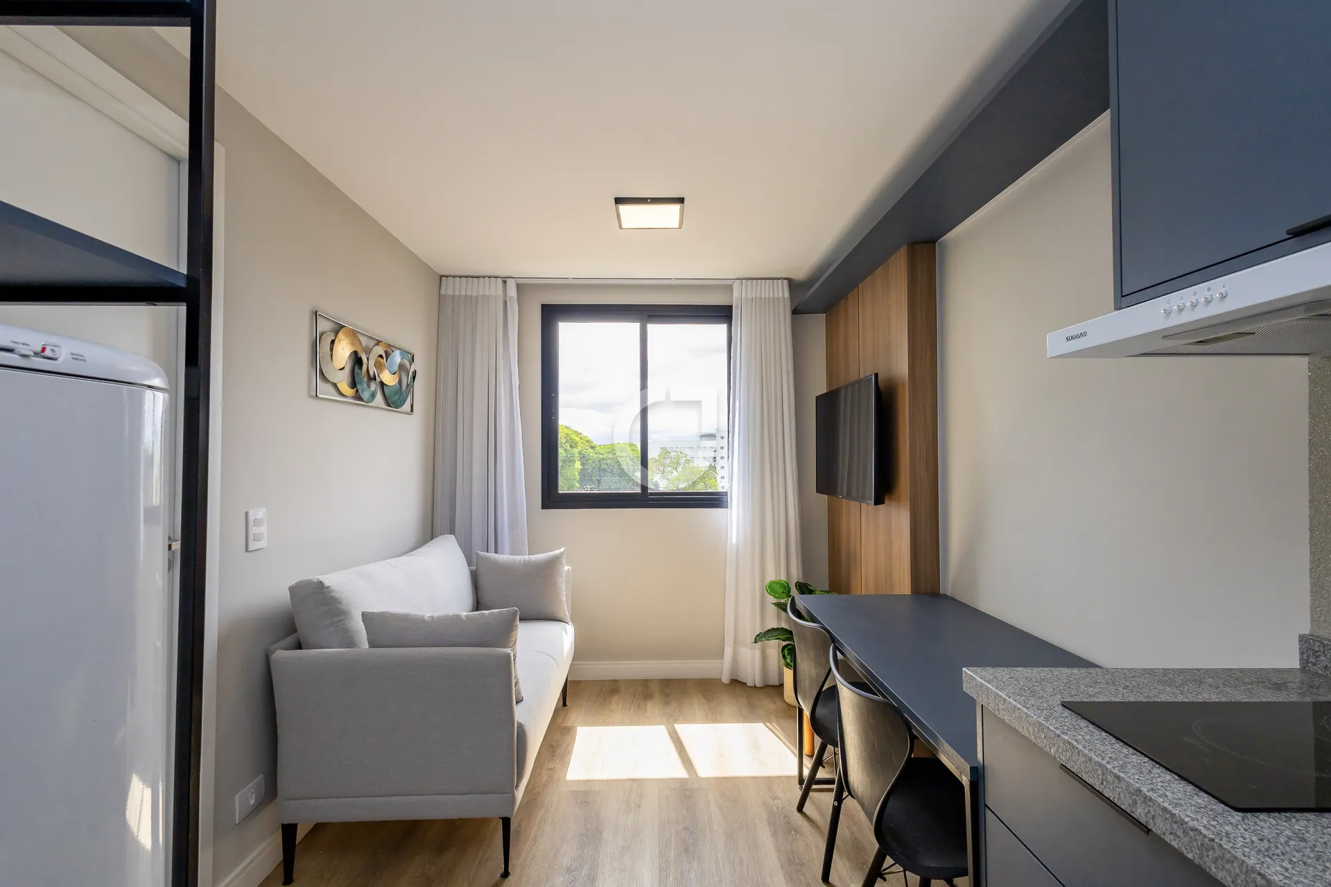 Apartamento amueblado de 1 dormitorio con cocina integrada — photo 4