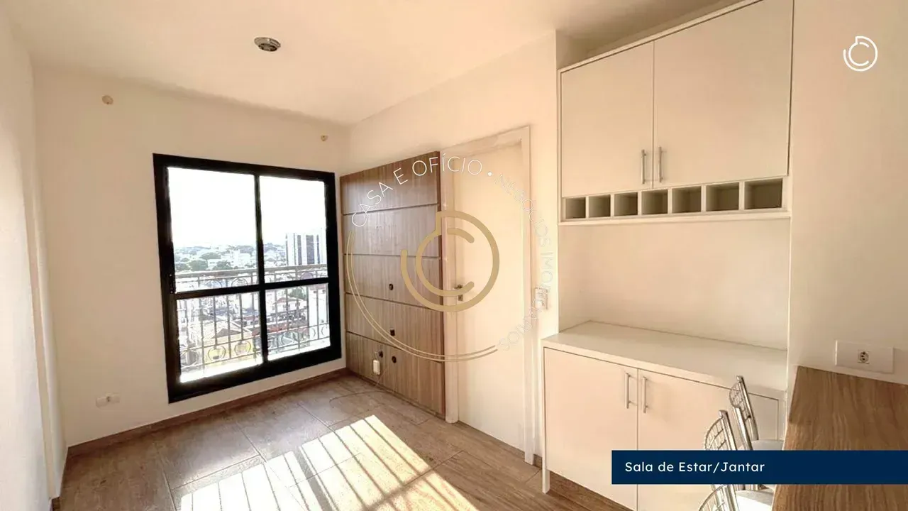 Furnished 1-bedroom apartment with balcony on high floor