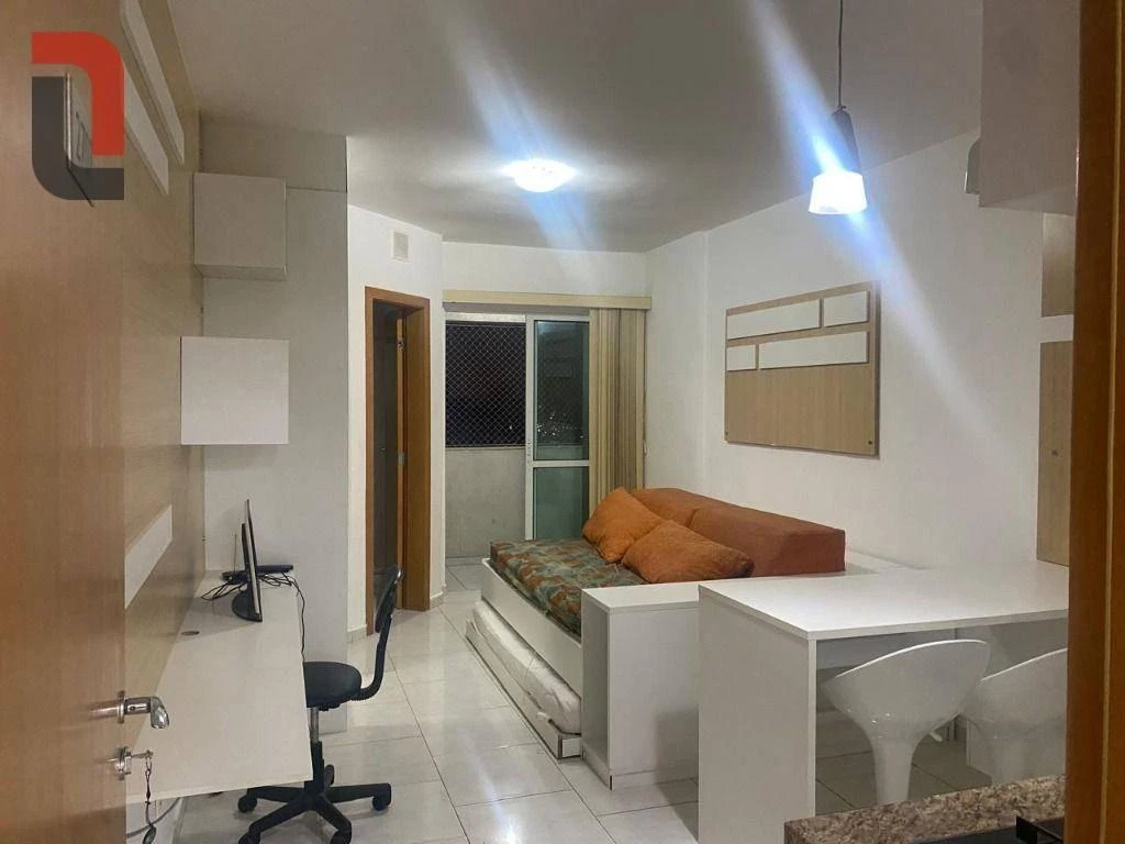 One-bedroom apartment with a home office in Curitiba