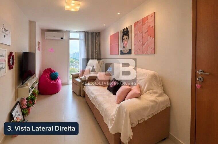 Apartamento mobiliado com 2 quartos e área de BBQ — photo 19