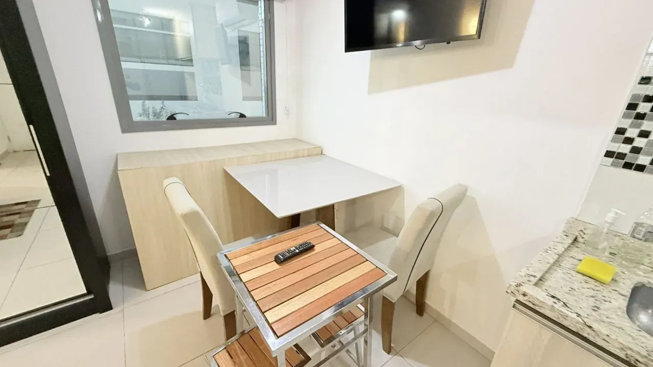 1 quarto e lareira: apartamento de 29 m² — photo 13