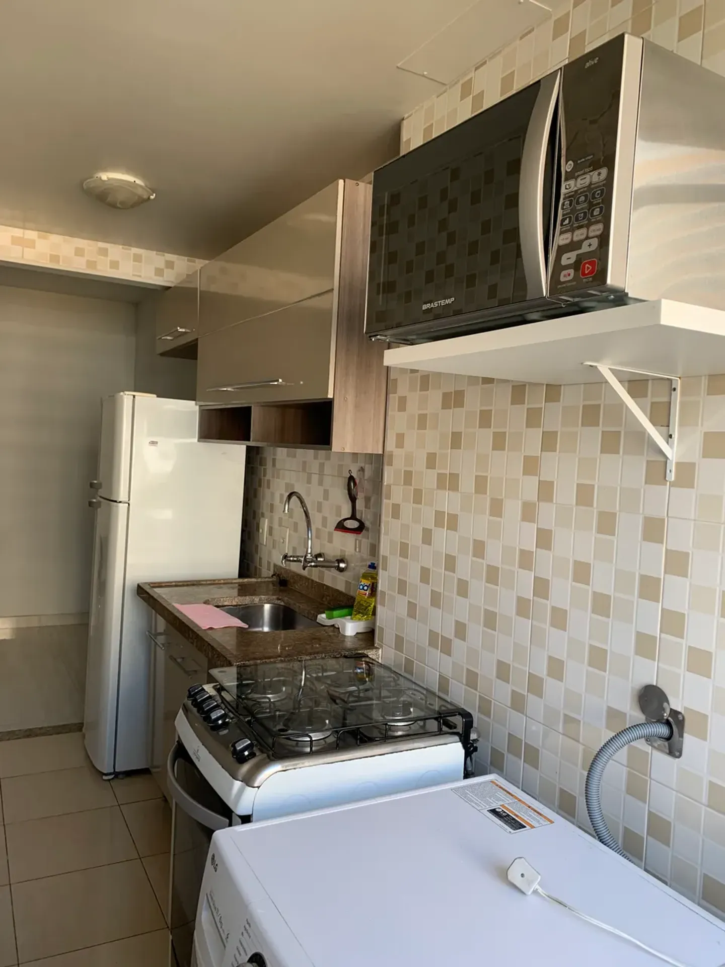 45 m² apartment with a washing machine and a home office — photo 3