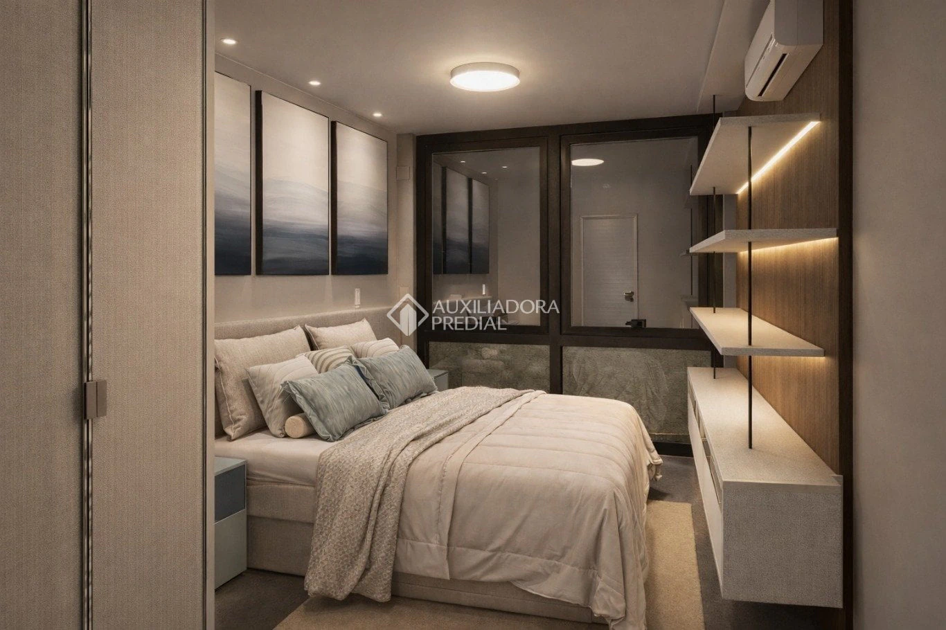 Apartamento mobiliado de 1 quarto em condomínio com academia — photo 3