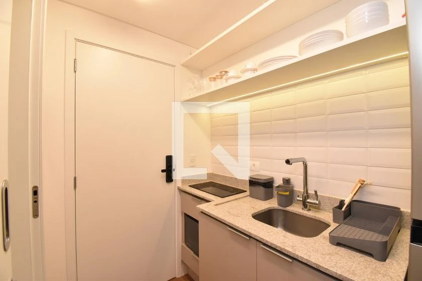 Studio de 1 quarto e 1 banheiro com varanda — photo 5