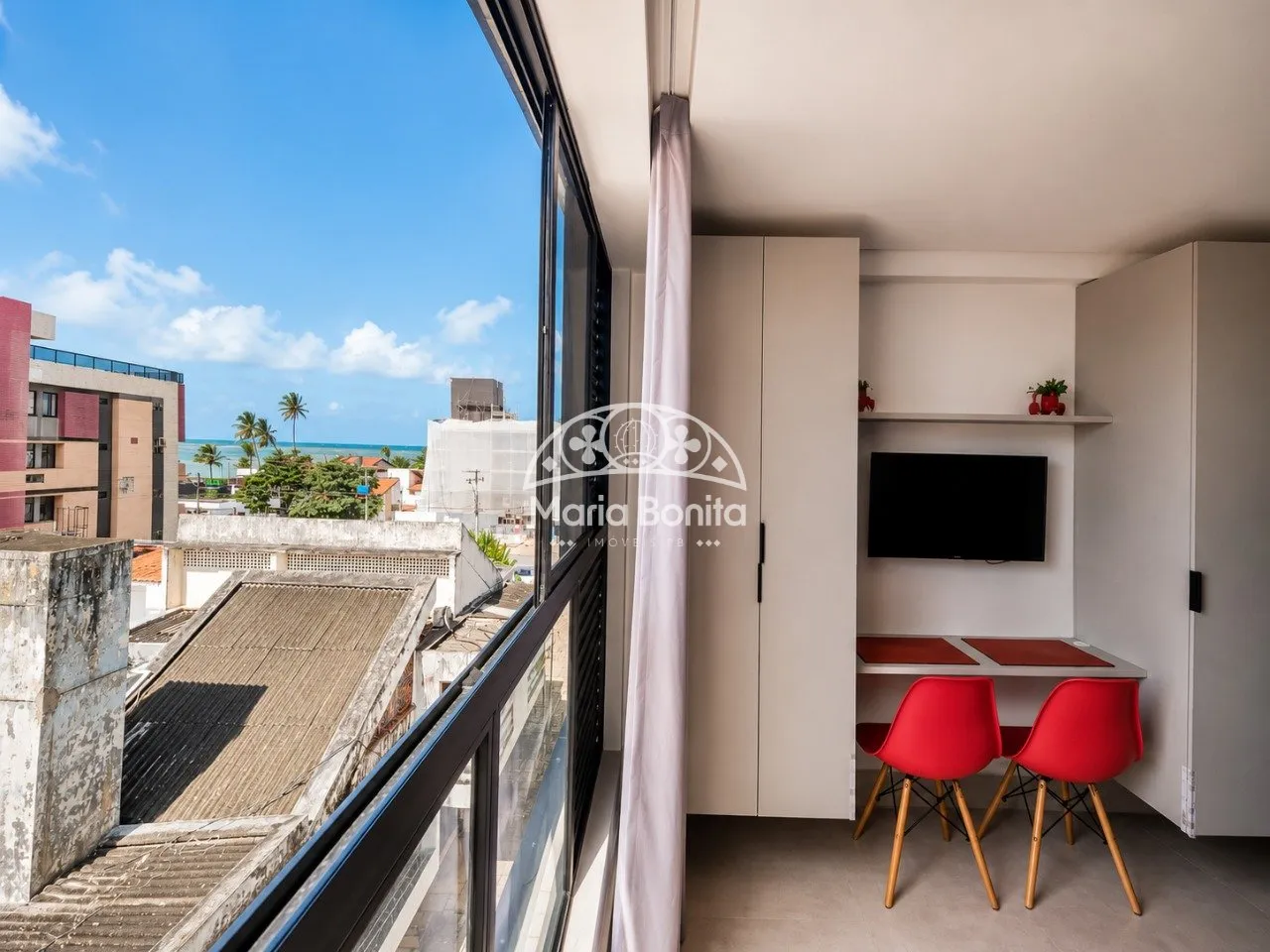 Furnished 17 m² apartment with 1 en-suite bedroom