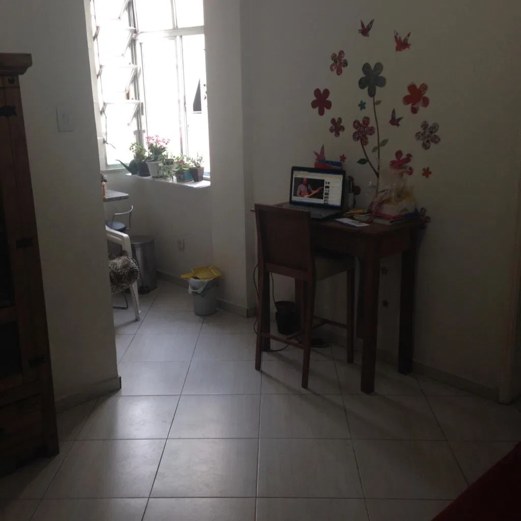 40 m² apartment with a dryer and a home office