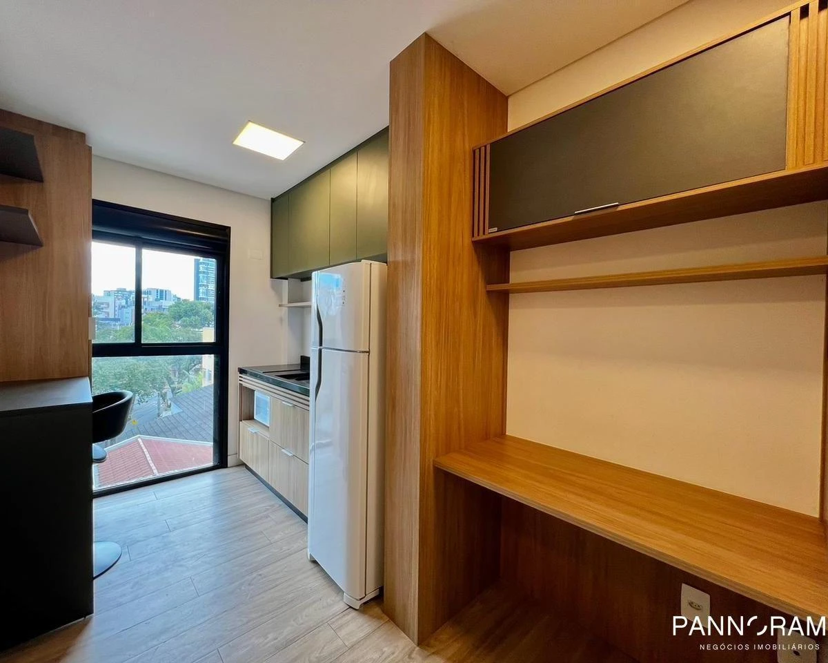 One-bedroom apartment with a washing machine in Curitiba
