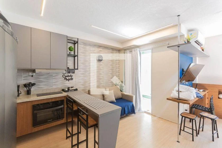 Apartamento mobiliado de 1 quarto com 30 m² e banheiro — photo 8