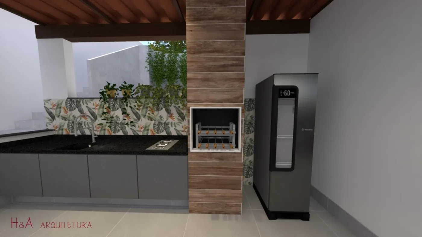 Rental house with 3 bedrooms and open-plan kitchen — photo 23
