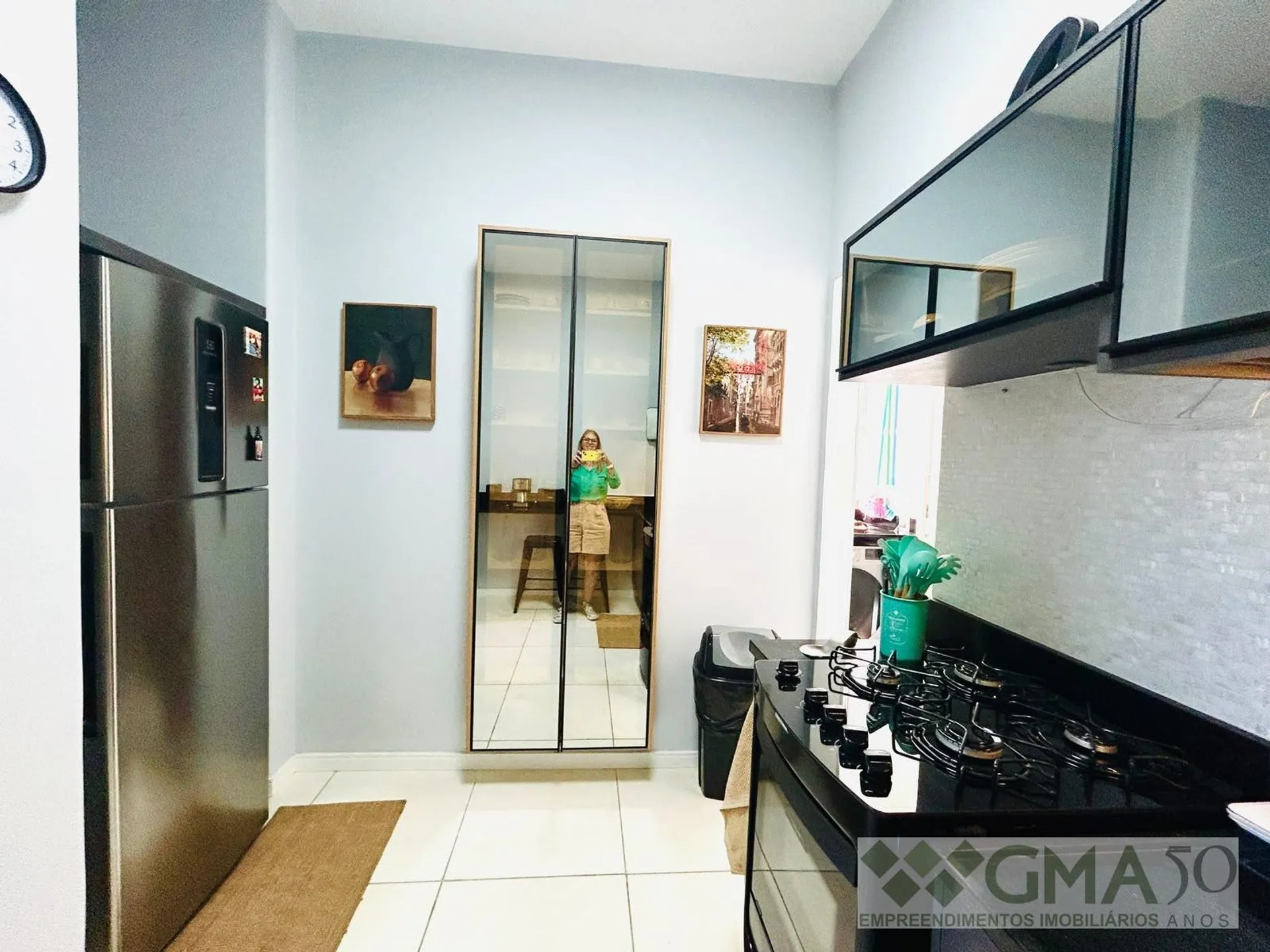 Furnished 90 m² apartment with 2 bedrooms and green views — photo 7