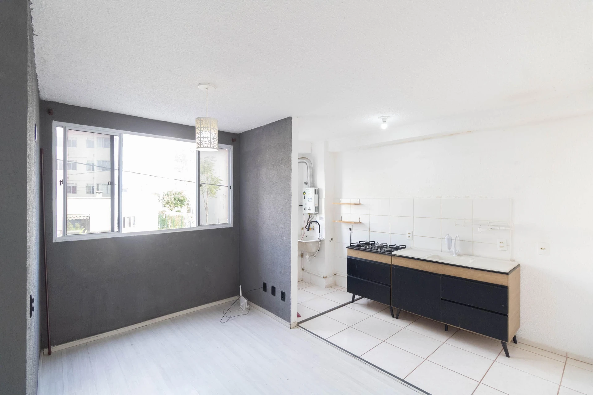 Unfurnished apartment with 2 bedrooms and 1 parking spot