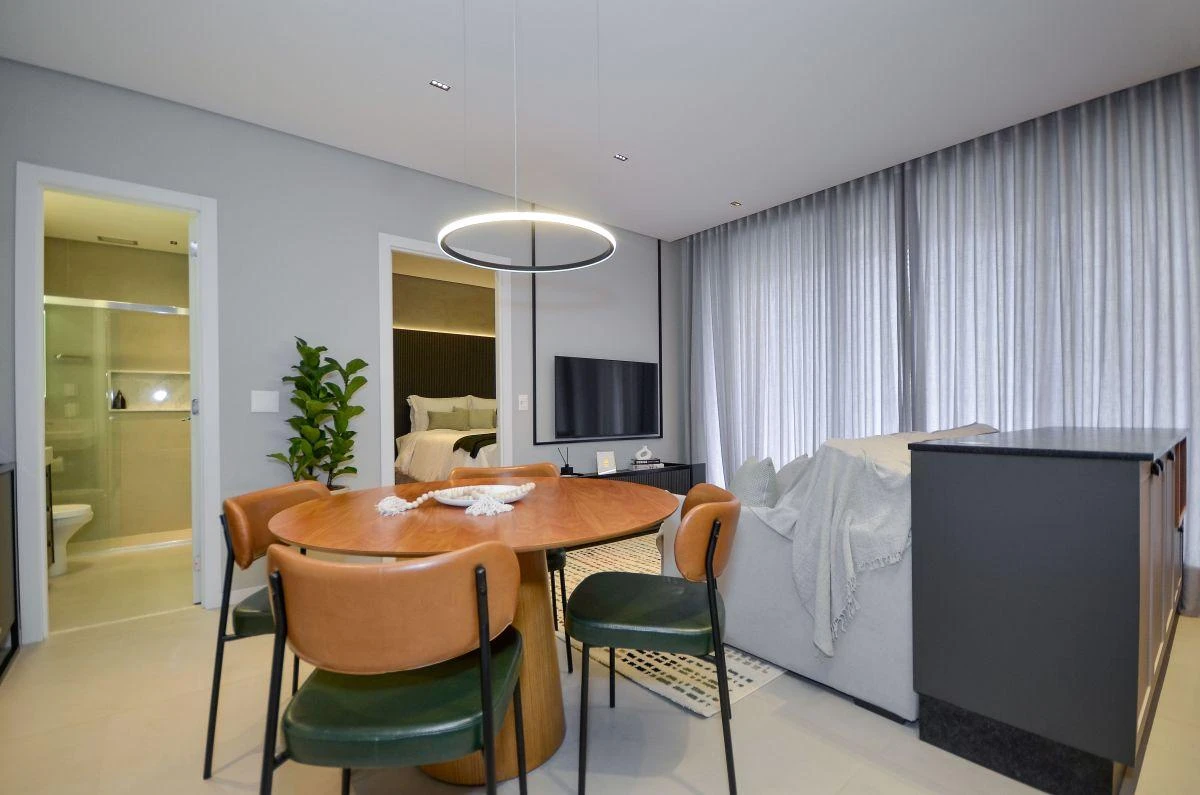 Furnished 1-bedroom apartment with balcony and grill — photo 3