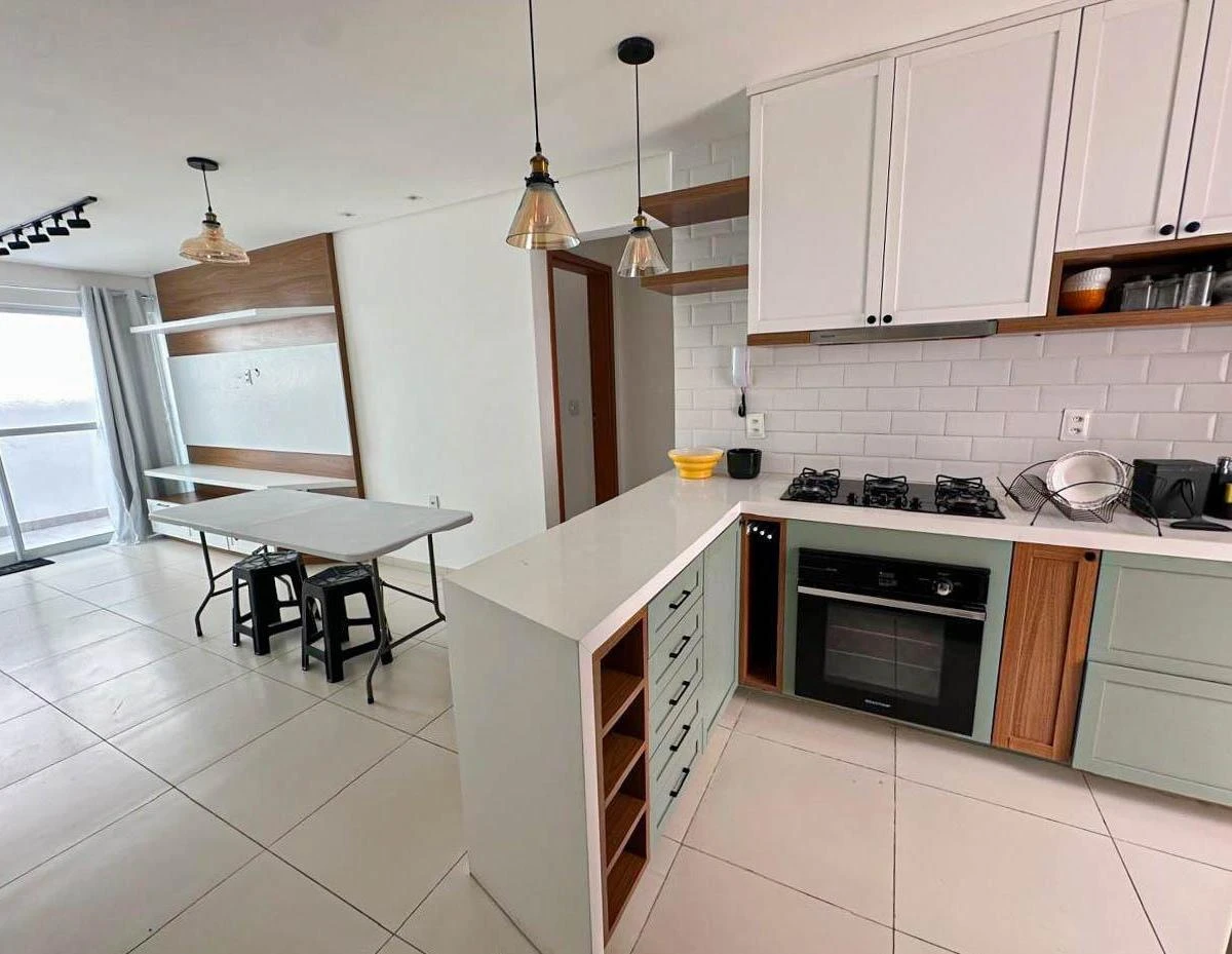2-bedroom apartment in a building with a pool — photo 2
