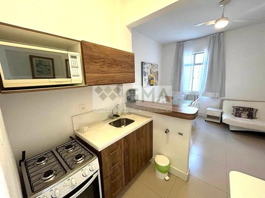Furnished 2-bedroom apartment with open-plan gas kitchen — photo 3