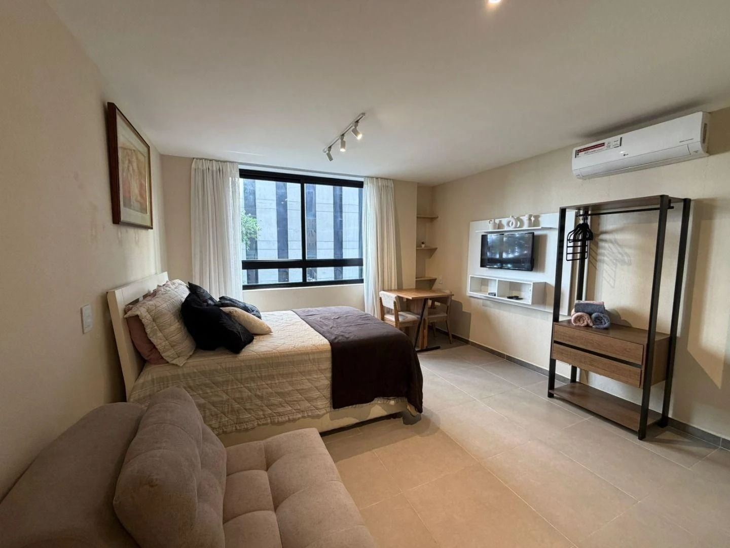 Jacuzzi y 1 dormitorio: departamento de 30 m²