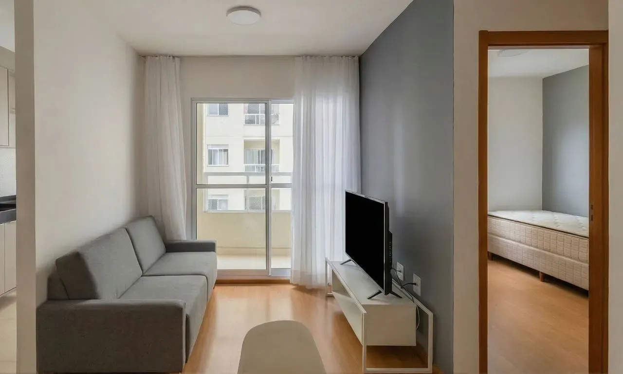 Furnished 2-bedroom apartment with balcony and 63 m² — photo 2
