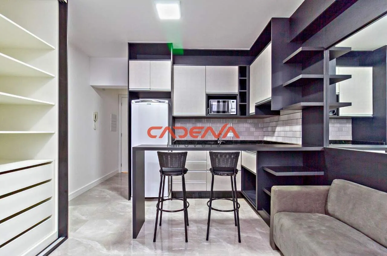 Furnished studio with open-plan kitchen and 1 bedroom — photo 4