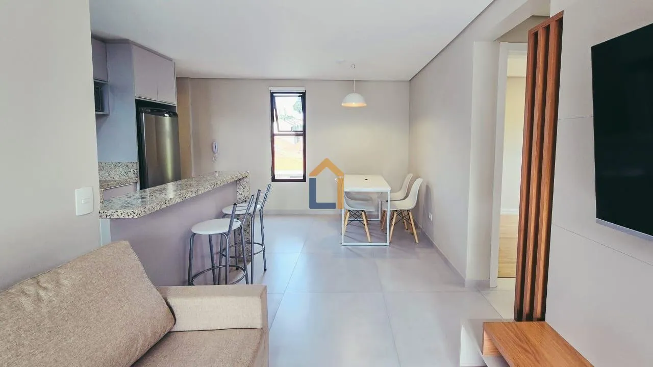 2-bedroom apartment with a washing machine in Curitiba — photo 22