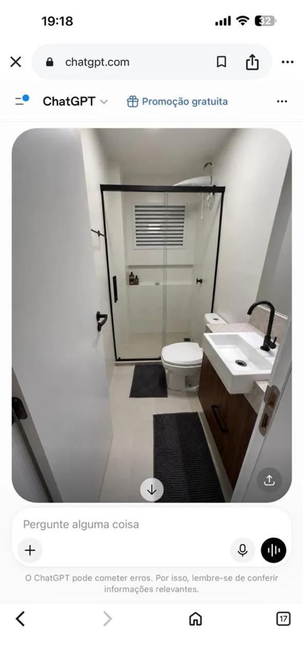 Furnished apartment, 30 m², with a washing machine — photo 14